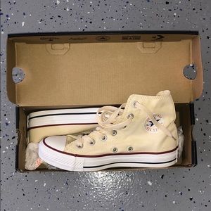 BRAND NEW Cream Hi-Top Converse